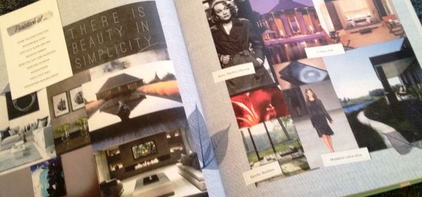 Jedes Stil-Kapitel beginnt mit einem wunderbaren Moodboard, in dem auch modische Inspirationen enthalten sind.