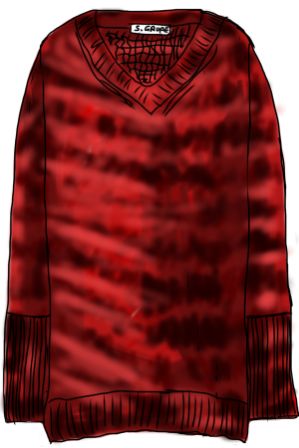 Klicken Sie auf das Bild, um sich den Pullover mit Batik-Muster im Original anzusehen!