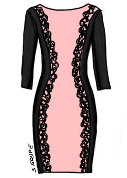 Dieses rosa Kleid mit Spitze ist einem erwachsenen Girly würdig. Ein Klick bringt Sie zu mehr Girly-Kleidern.