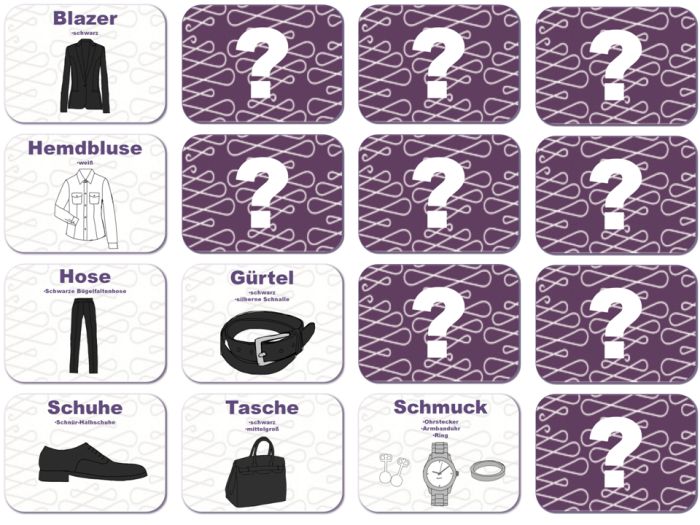 Ein passendes Büro-Outfit können Sie viel schneller kombinieren, wenn Sie Ihre Business-Garderobe im Baukasten-System aufbauen.