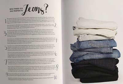 In dieser Aufzählung findet die Leserin die wichtigsten Tipps für die Auswahl von passenden Jeans.