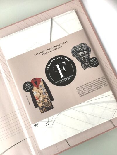Am Ende des Buches wird die Leserin überrascht: Zwei Schnittmuster der Designer laden zum Nachnähen ein.