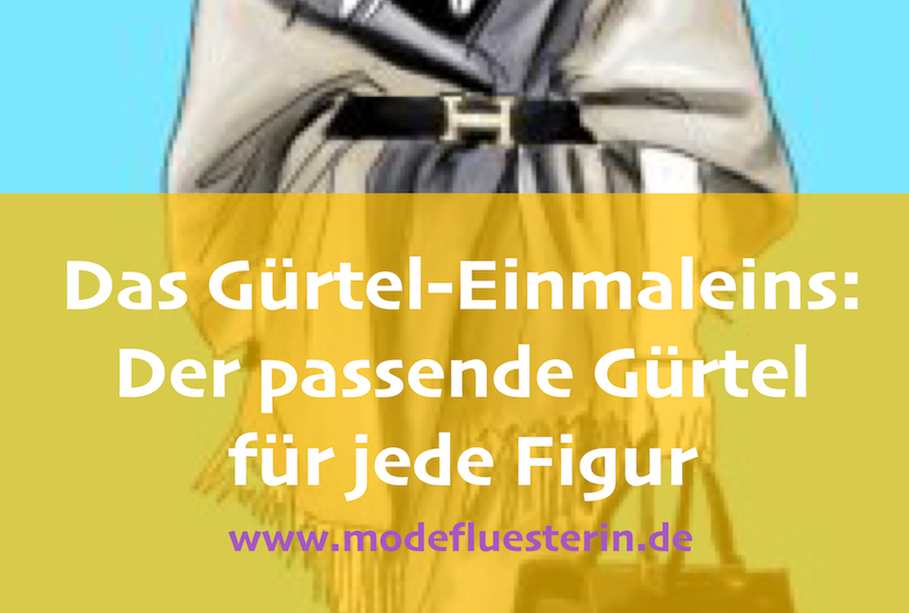 Das Gürtel-Einmaleins: Welcher Gürtel passt zu welcher Figur?