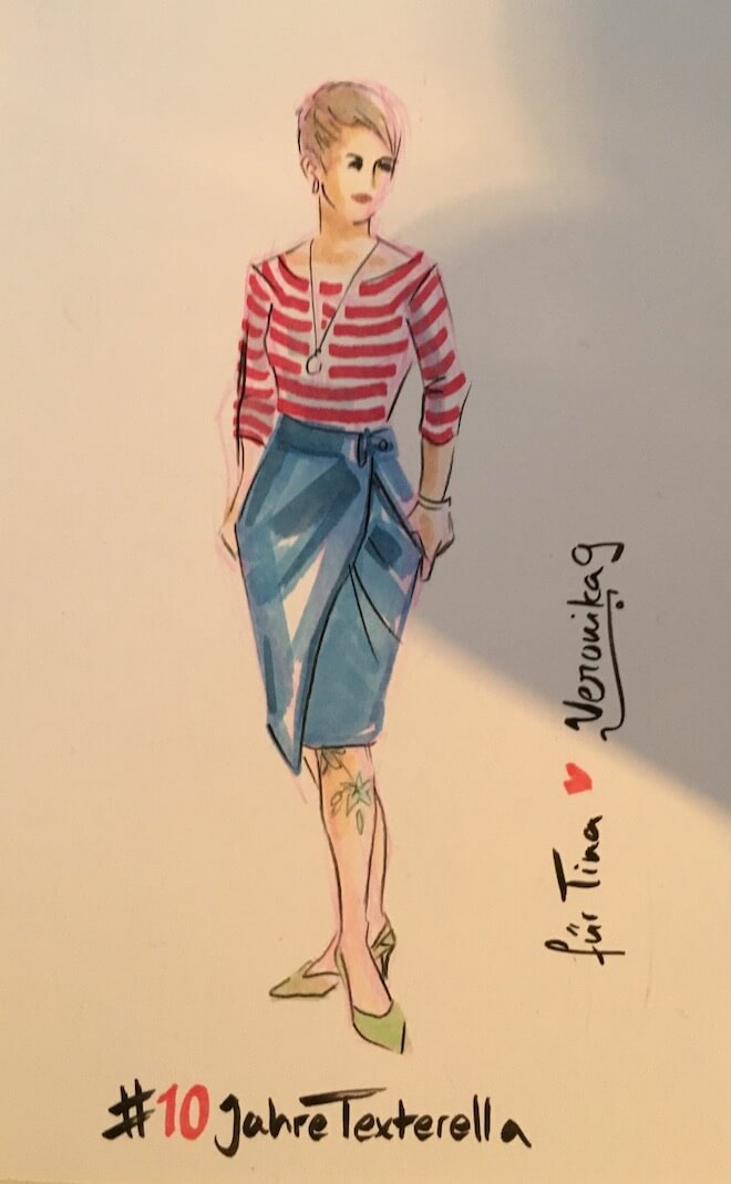 Outfits für den Sonntags-Kaffee - Tina als X-Figur