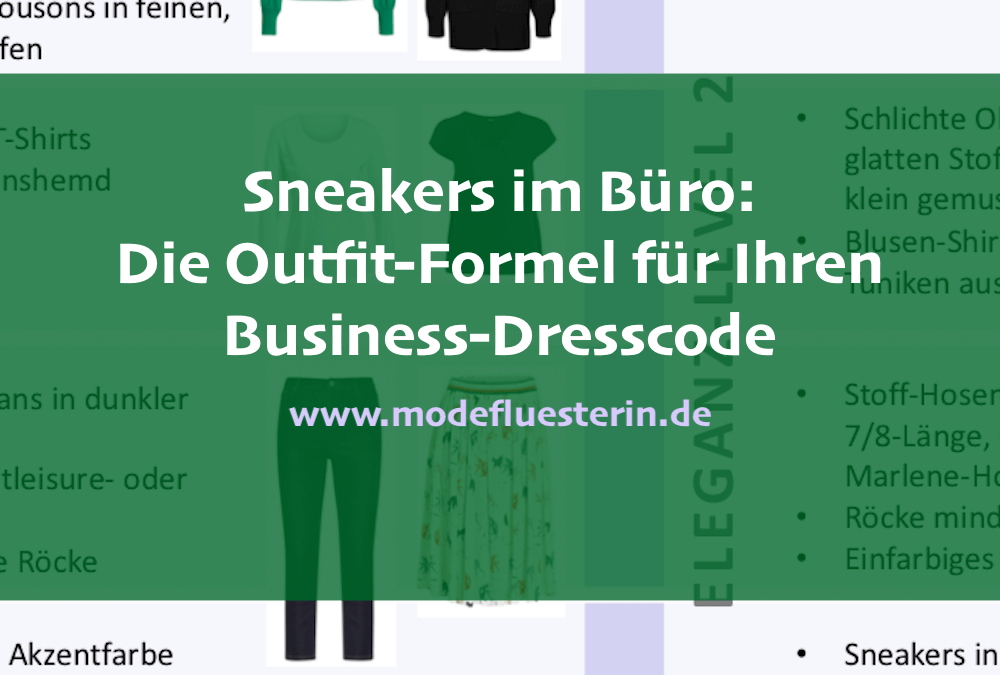 Sneakers im Büro: Outfit-Formeln, mit denen Sie alles richtig machen