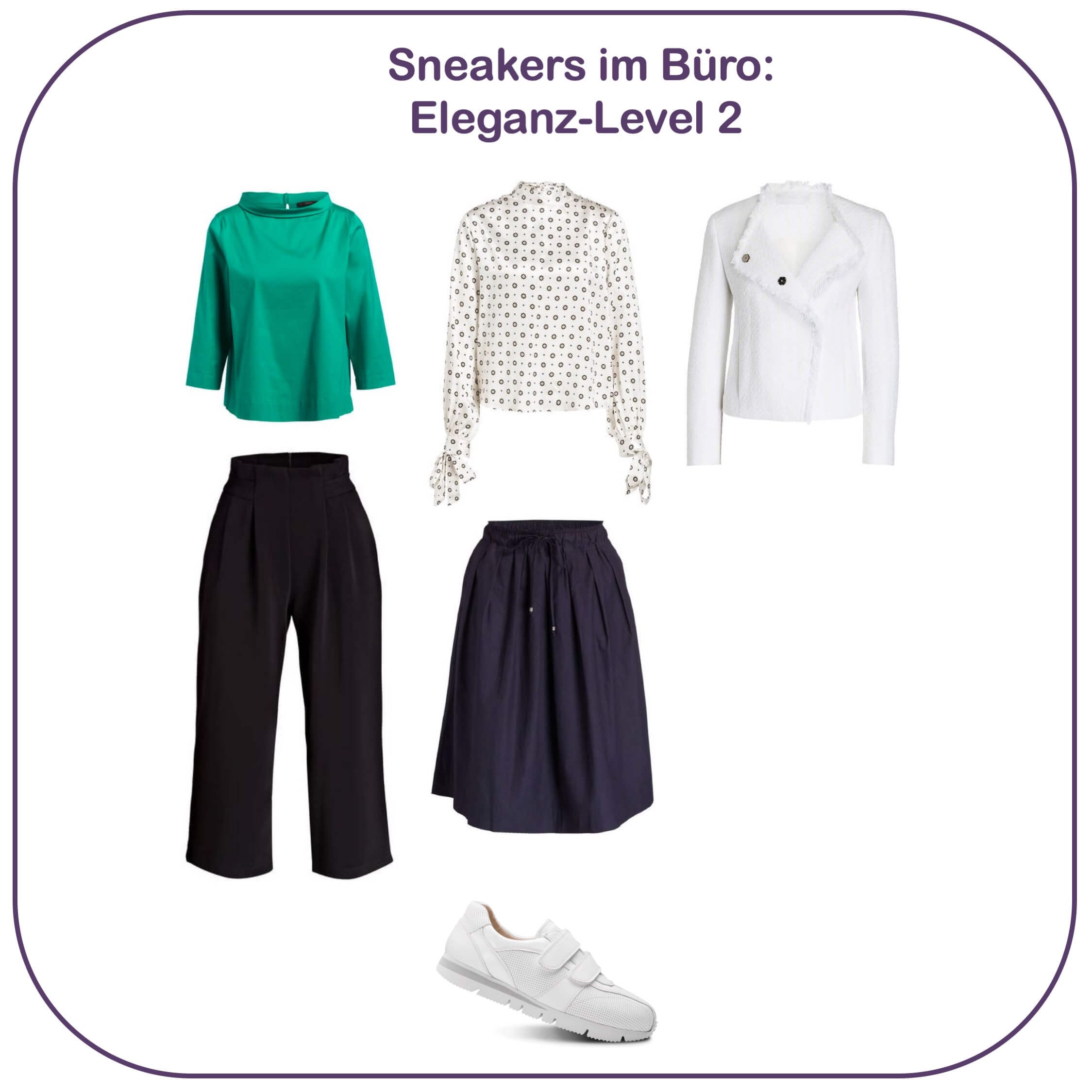 Sneakers im Büro - Eleganz-Level 2