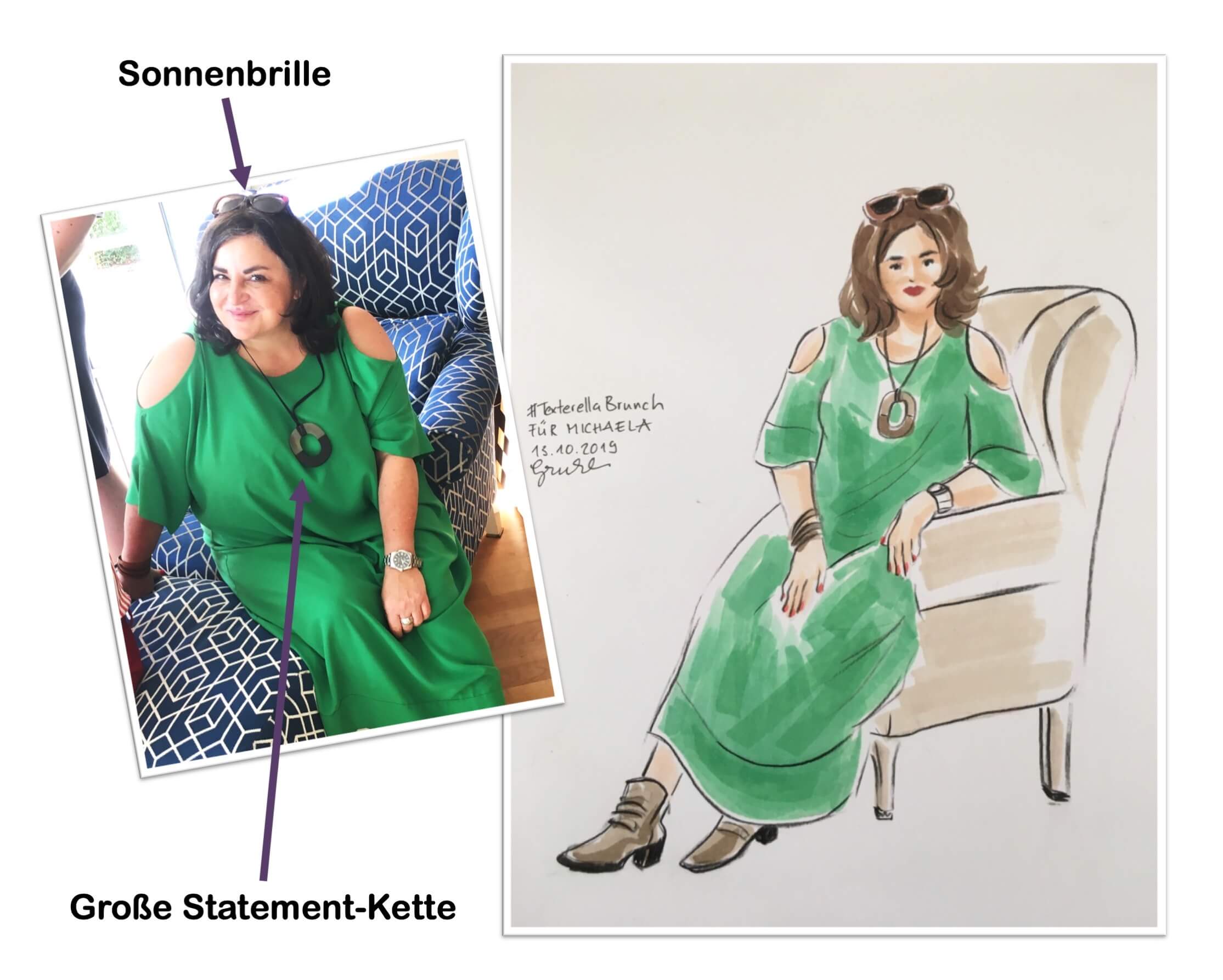 Outfits interessanter machen mit Statement-Kette
