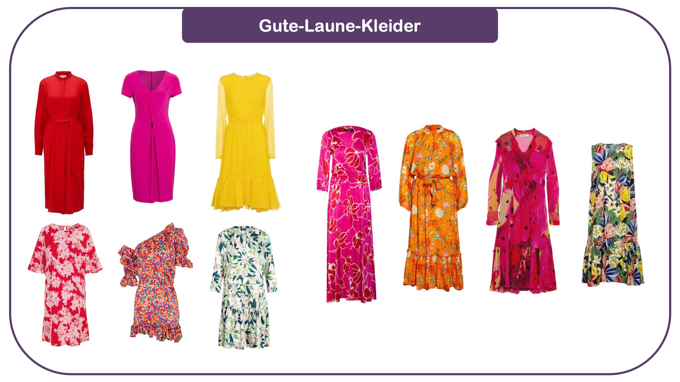 Modetrends für Frauen 40n plus - Gute-Laune-Kleider