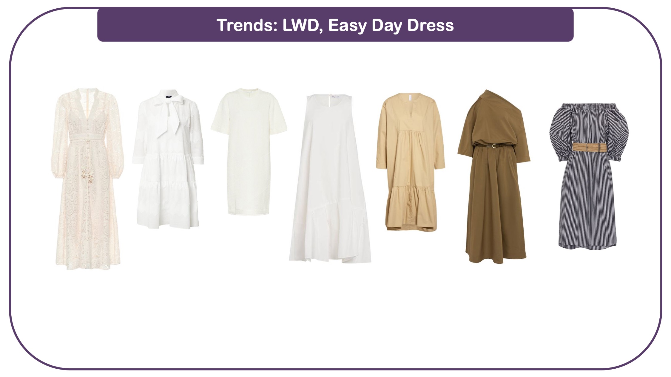 Modetrends für frauen 40 plus - Easy Day Dress, gerne in weiß