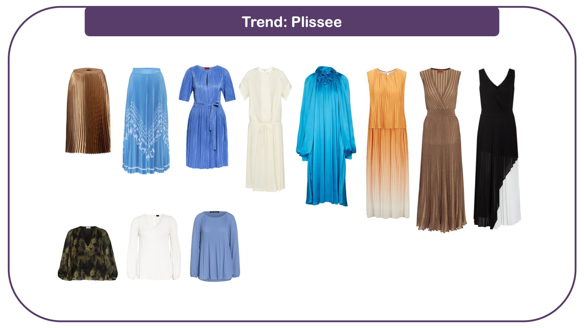 Modetrends für Frauen 40 plus - Plissee