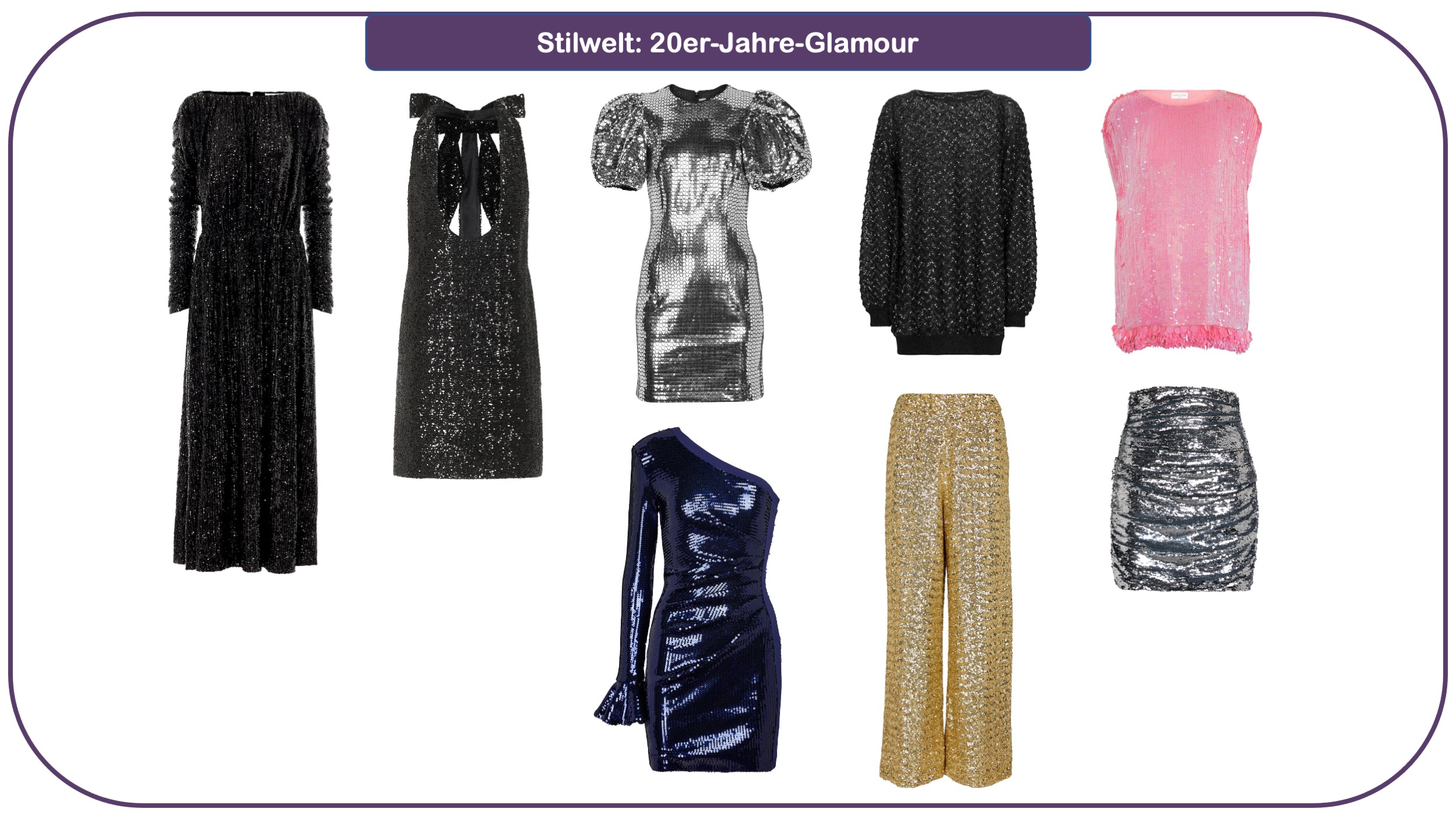 Modetrends für Herbst und Winter 2021/22 - 20er-Jahre-Glamour