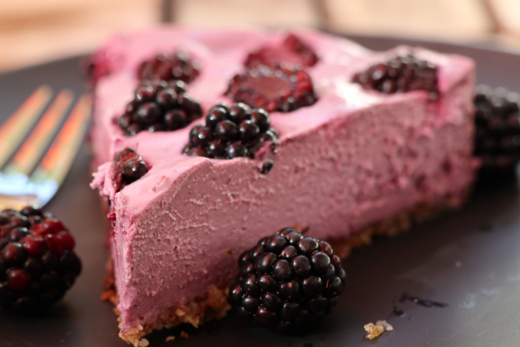 Brombeer Kokos Cheesecake