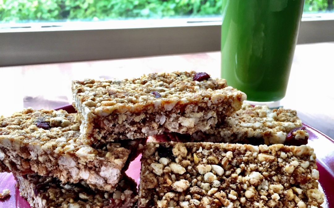 Reis Mandel Kokosnuss Riegel – glutenfrei