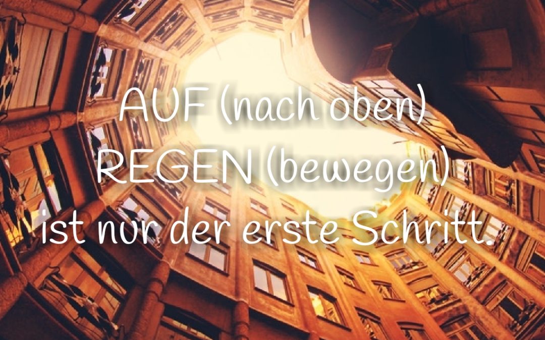 Aufregen ist nur der erste Schritt