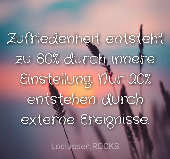 Zufriedenheit #1: Für inneren Frieden muss man sich entscheiden