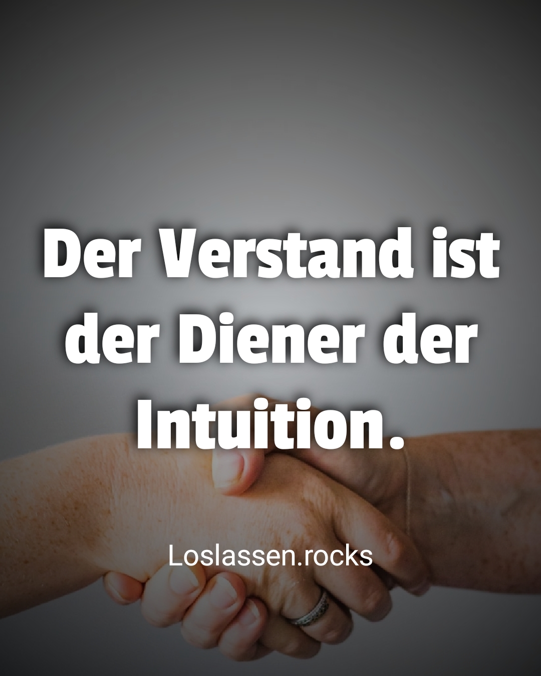 Warum der Verstand der Diener ist, und wer Chef ist
