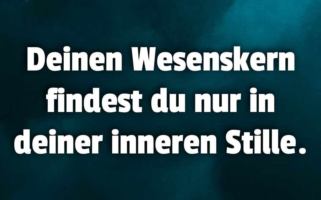 Wie du zu dir selbst findest