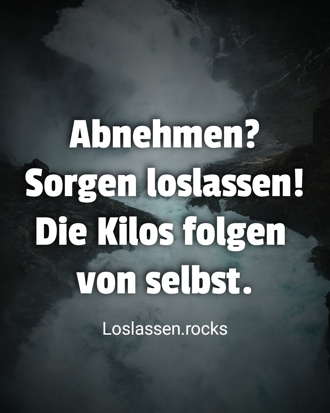 Abnehmen? Sorgen loslassen! Die Kilos folgen von selbst