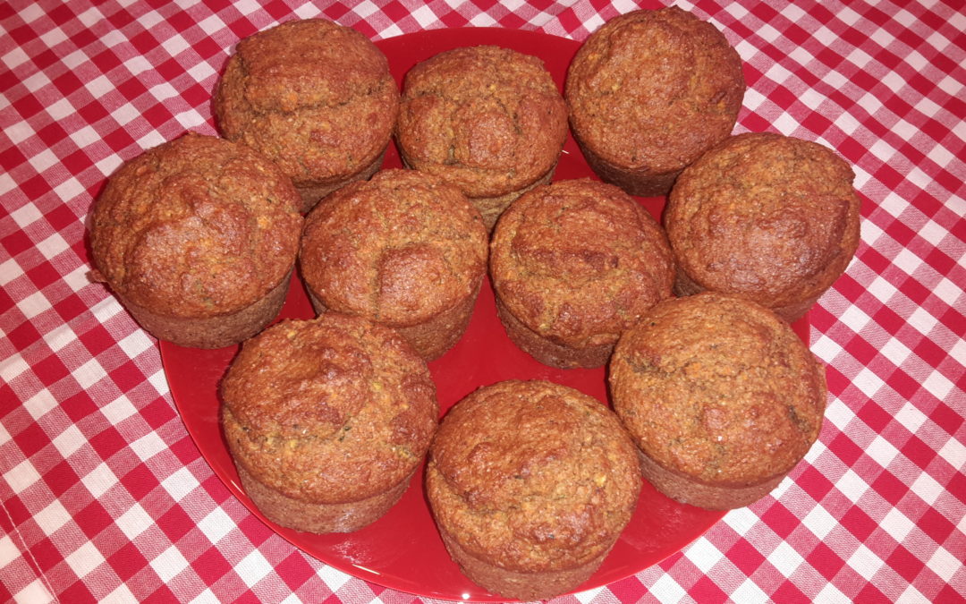 Möhren-Nuss-Muffins