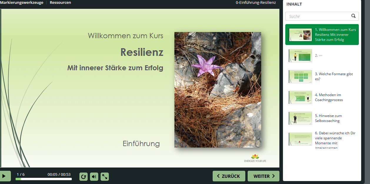 EASE YOUR LIFE - Ihr Kostenloser Rundgang durch die Good-Life-Online-Akademie EASE YOUR LIFE - Ihr Kostenloser Rundgang durch die Good-Life-Online-Akademie
