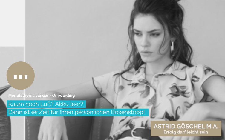 #32 – Onboarding | Praxisübung Boxenstopp Monatsthema Januar 1|12