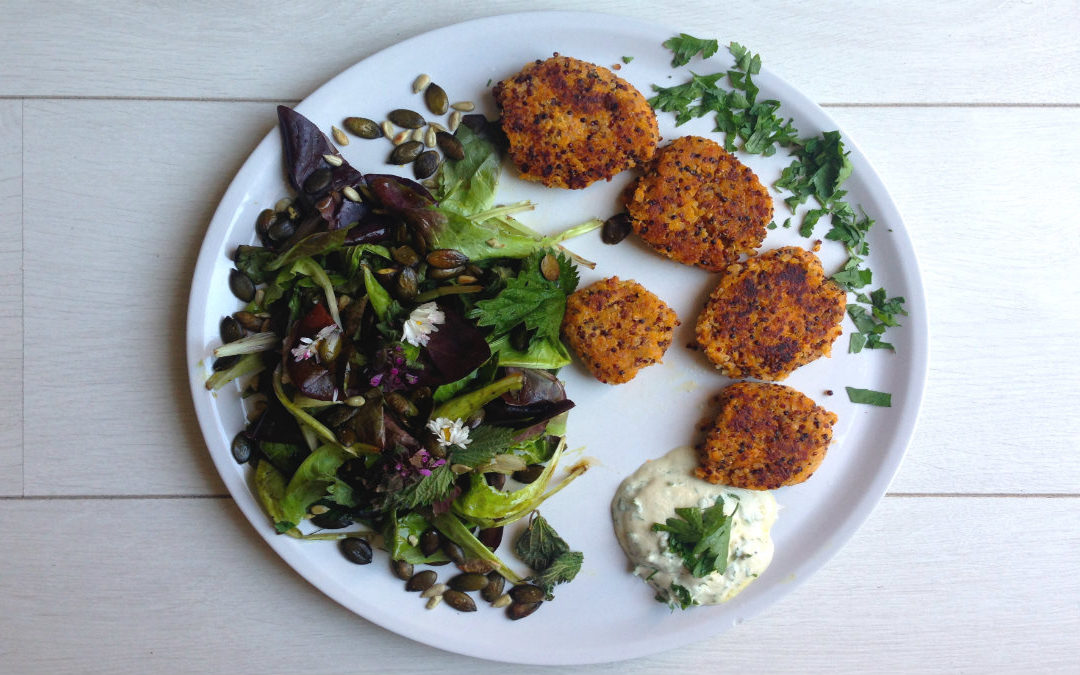 Ayurvedische Quinoa Patties mit Protein Power