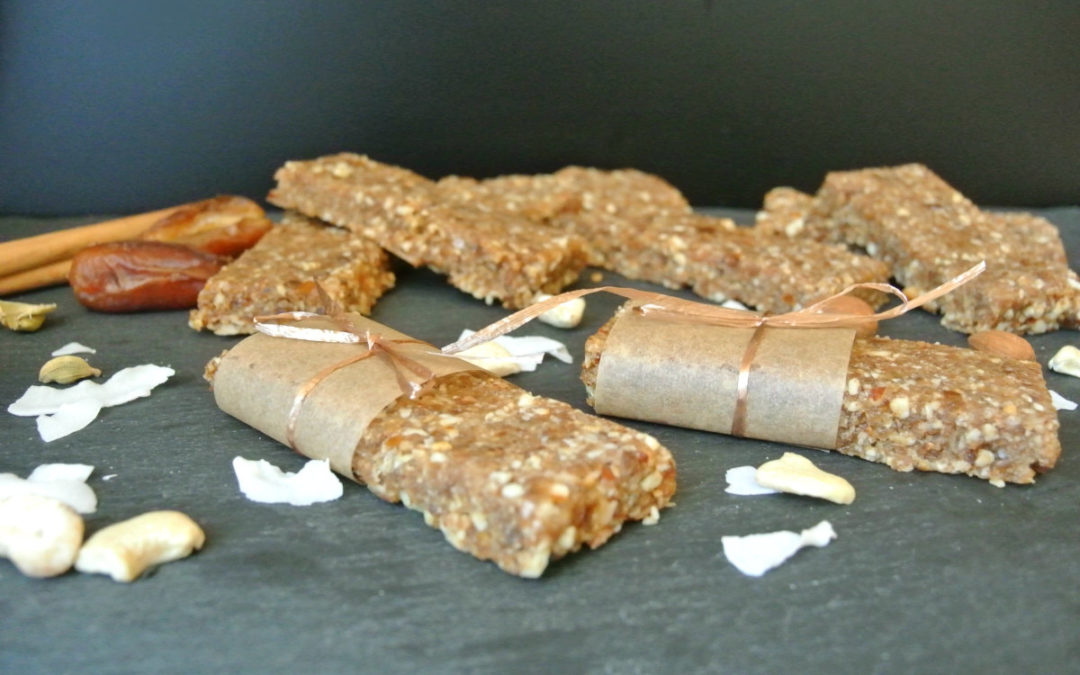 Ayurvedische Dattel-Nuss Riegel