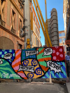 Frankreich, Toulouse, Graffiti.