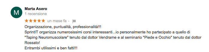 Recensione Corso Posturologia Sprintit 4 Recensione Corso Posturologia Sprintit 4