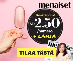 Me Naiset syystarjous + lahjaksi mineraalimeikkisetti, maxipyyhe tai lisätilaus
