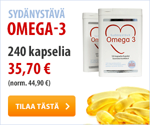 Omega-3 rasvahapot 4kk vain 35,70 EUR