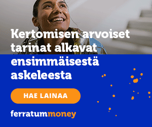 Alennuskoodi: Ferratum Joustavan luotosta -50% alennus nostokuluun