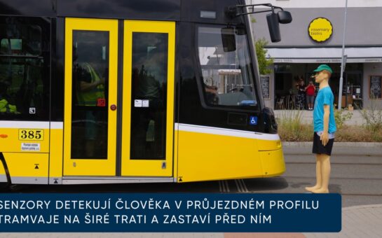 Po testovacím polygonu jezdí chytrá tramvaj
