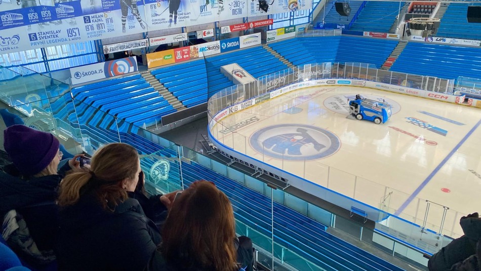 Prohlídky hokejového stadionu