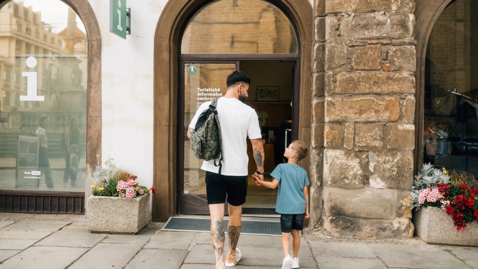 Turistické informační centrum v Plzni vchod