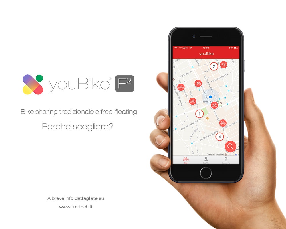 youBike F2 - La soluzione ibrida per bike sharing free floating e tradizionale