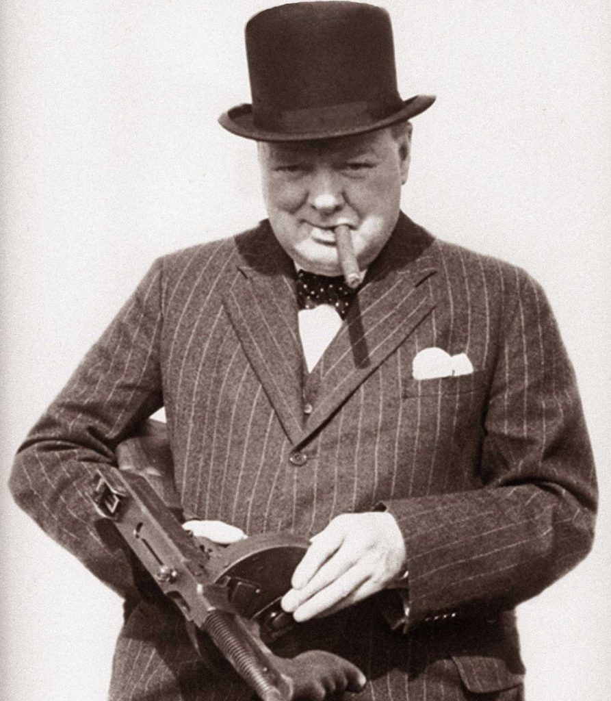Winston képes volt az amcsik fegyvereit is kezelni