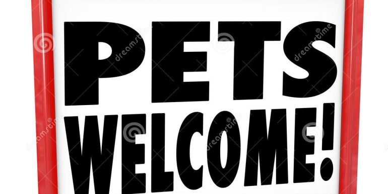 3 PETS WELCOME