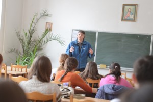 Юрій Мончак на запрошення Інституту розвитку особистості прочитав для студентів гуманітарного факультету лекцію англійською мовою