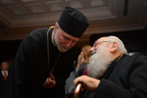 Президент УКУ владика Борис з Блаженішим Любомиром