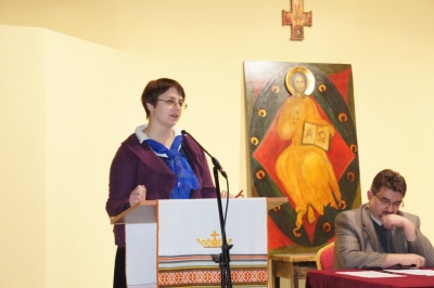 Одним з доповідачів на конференції була директор Інституту історії Церкви Світлана Гуркіна