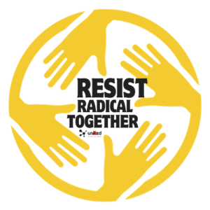 logo of Resist Radical Together Conference