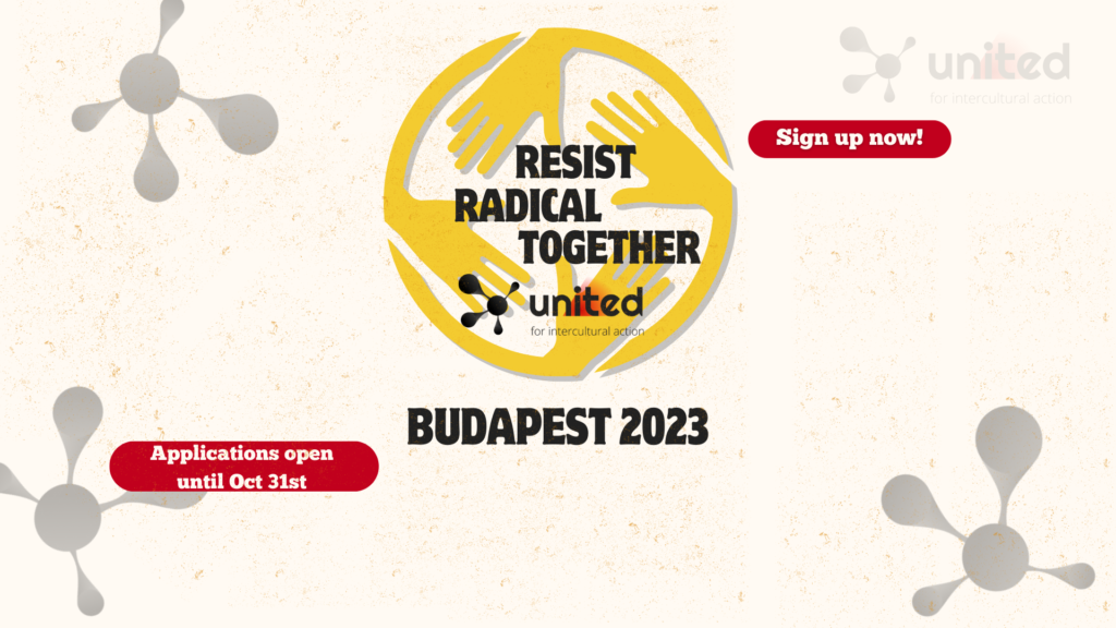 RESIST RADICAL TOGETHER - United conference in Budapest 2023