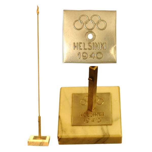 helsinki-1940_Table pennant 2 Helsinki Olympic Games 1940 Table pennant The Sports Museum of Finland