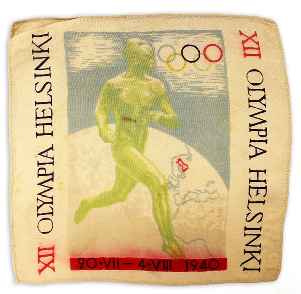 helsinki-1940_Cloth 5 Helsinki Olympic Games 1940 Cloth The Sports Museum of Finland