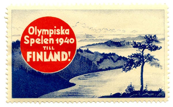 helsinki-1940_Letter sealing stamp Helsinki Olympic Games 1940 Letter sealing stamp The Sports Museum of Finland