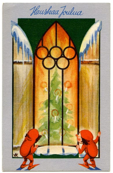 helsinki-1940_Postcard 4 Helsinki Olympic Games 1940 Postcard The Sports Museum of Finland