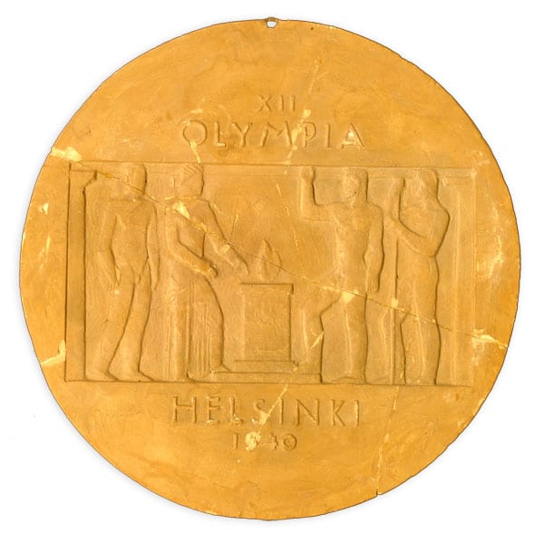helsinki-1940_Medal sketch 2 Helsinki Olympic Games 1940 Medal sketch The Sports Museum of Finland