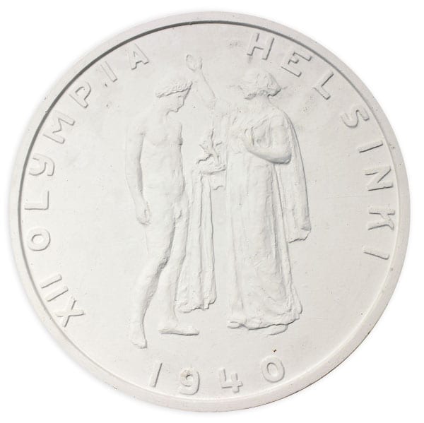 helsinki-1940_Medal sketch Helsinki Olympic Games 1940 Medal sketch The Sports Museum of Finland