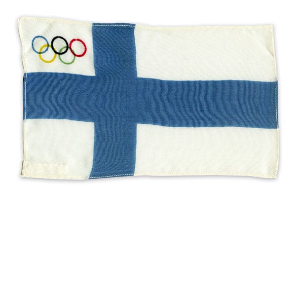helsinki-1952_table falg 2 Helsinki Olympic Games 1952 Table flag The Sports Museum of Finland